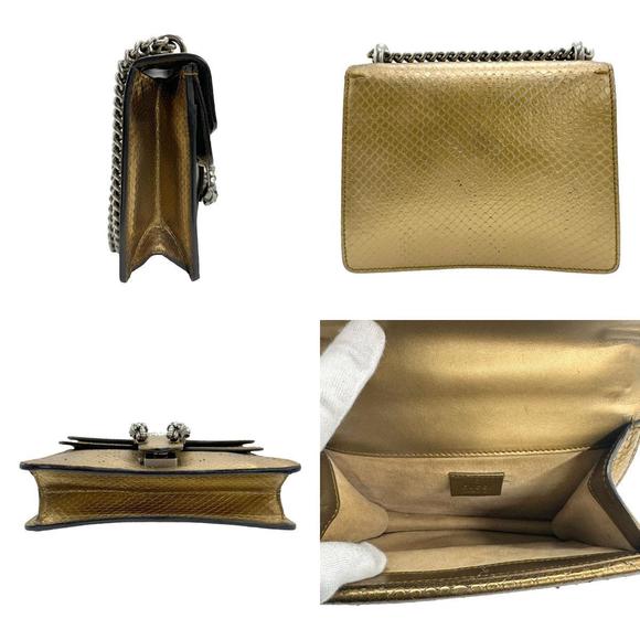 Gucci Dionysus Python Shoulder Bag Gold - Picture 2 of 5